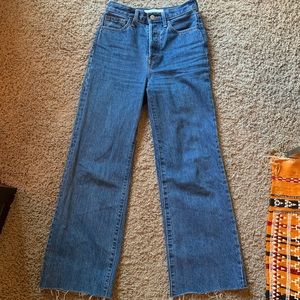 (ON HOLD) - Denim Forum Wide Leg High Waist Denim